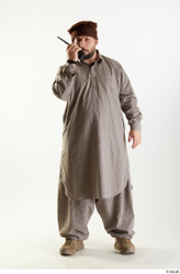 Whole Body Man Uniform Athletic Bearded Studio photo references Arab
